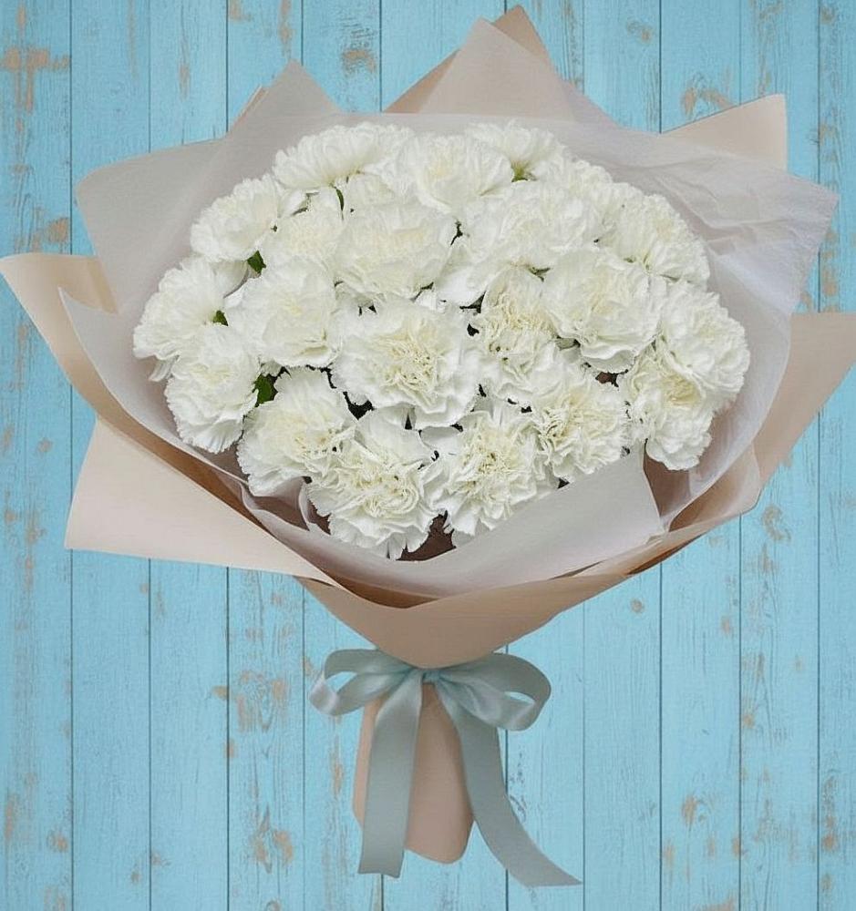 Букет цветов из: Гвоздики в Российском Краснодарский край