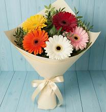 Букет цветов из:  Герберы в Российском Краснодарский край