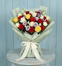 Букет цветов из:  Розы в Российском Краснодарский край