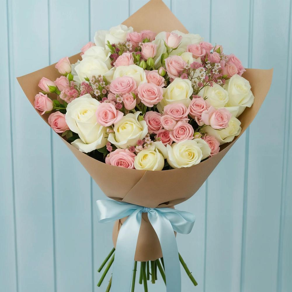 Букет цветов из: Розы в Российском Краснодарский край