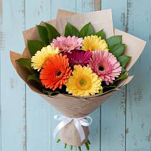 Букет цветов из:  Герберы в Российском Краснодарский край