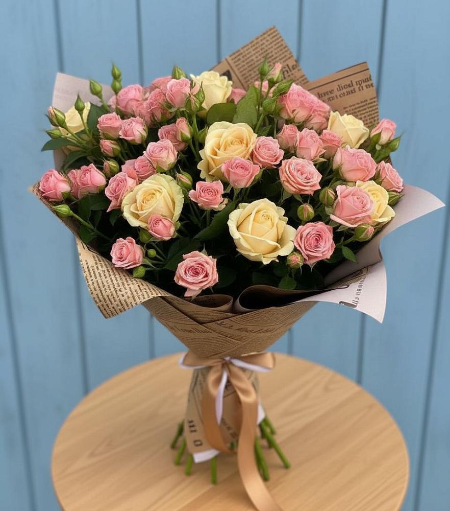 Букет цветов из: Розы в Российском Краснодарский край