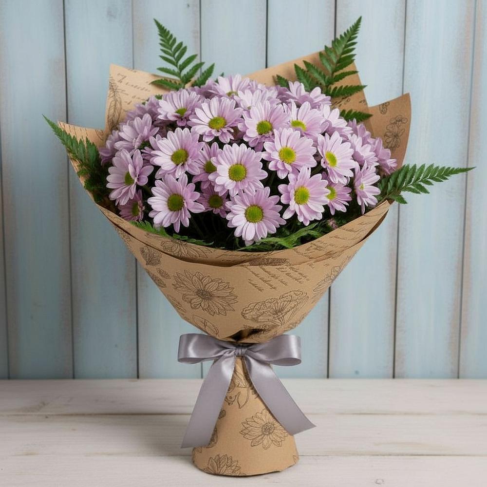 Букет цветов из: Хризантемы в Российском Краснодарский край