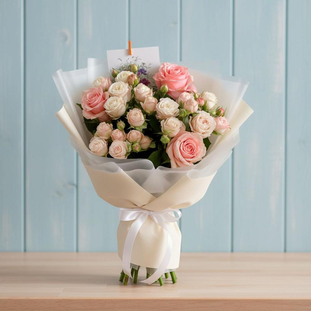 Букет цветов из: Розы в Российском Краснодарский край