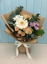 Букет цветов из:  Герберы и Хризантемы в Российском Краснодарский край