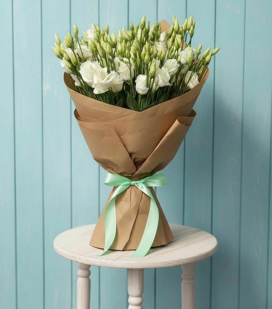 Букет цветов из: Лизиантусы в Российском Краснодарский край