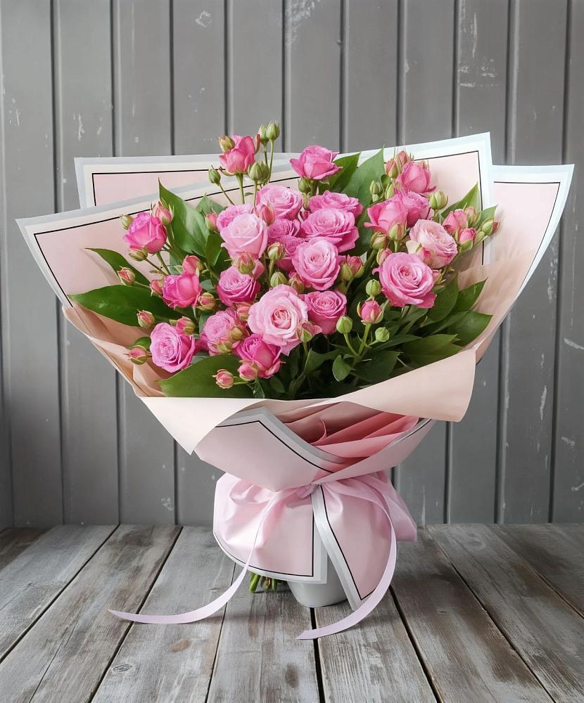 Букет Розовый кустик в Российском Краснодарский край