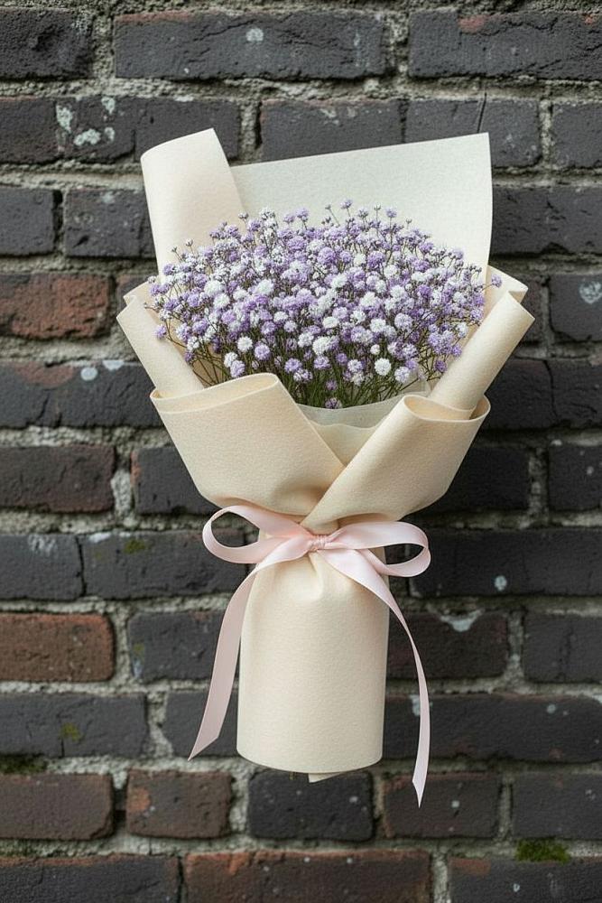 Букет цветов из: Гипсофила в Российском Краснодарский край