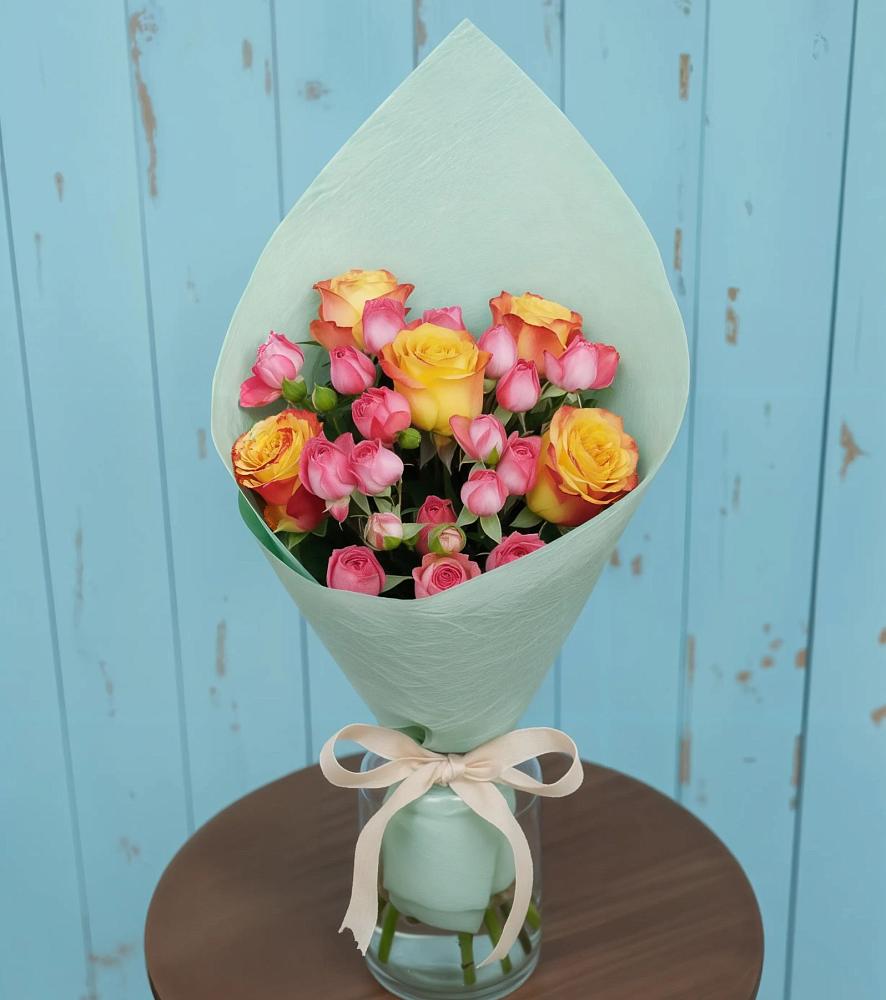 Букет цветов из: Розы в Российском Краснодарский край