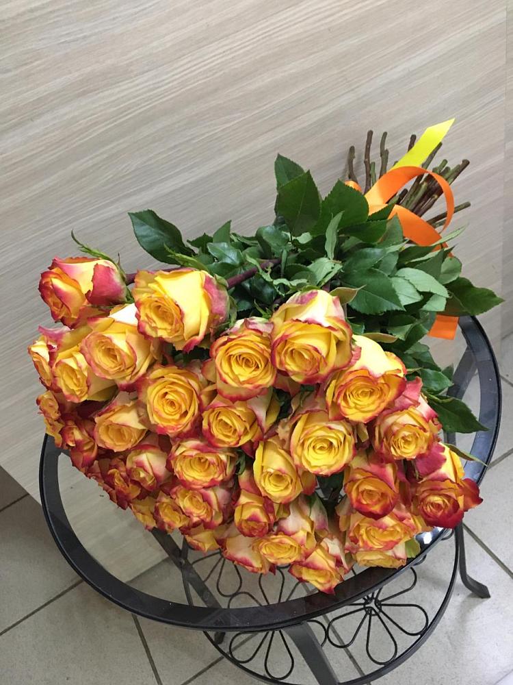 Букет Желтые розы в Российском Краснодарский край