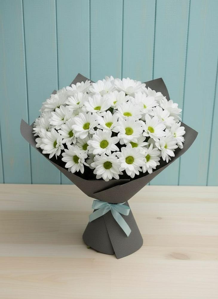 Букет цветов из: Хризантемы в Российском Краснодарский край