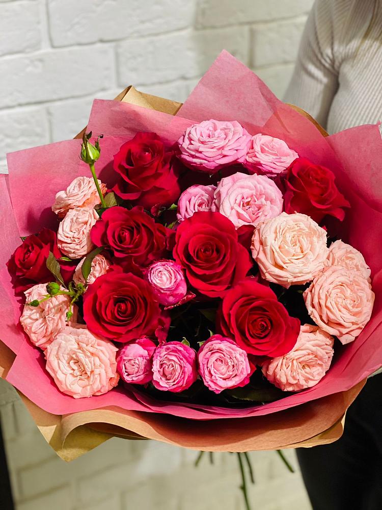 Букет цветов из: Розы в Российском Краснодарский край