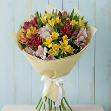Букет цветов из:  Альстромерии в Российском Краснодарский край