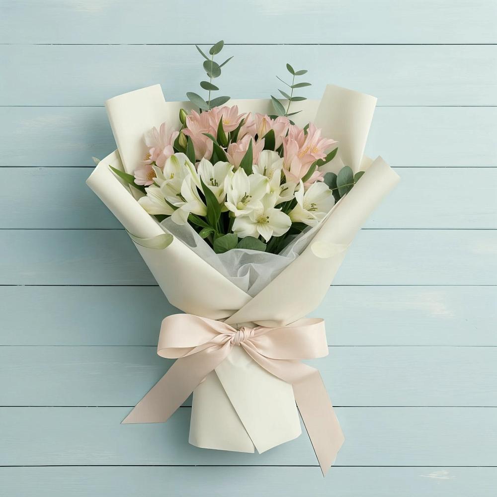 Букет цветов из: Альстромерии в Российском Краснодарский край