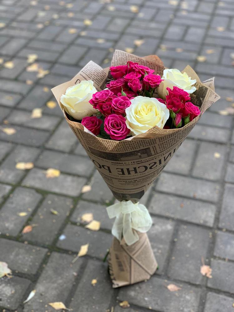 Букет цветов из: Розы в Российском Краснодарский край